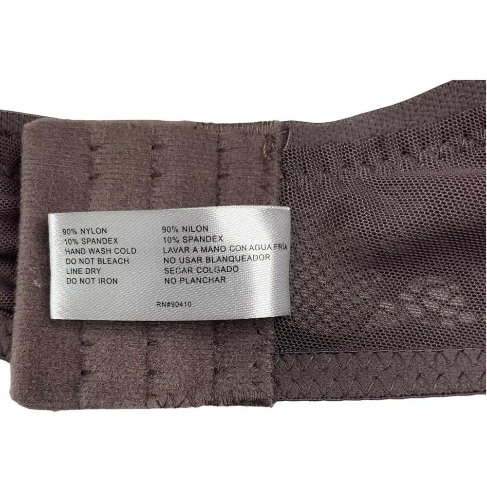 Delta Burke 38DD Bra Underwire Purple Full Coverage Wide Strap Style 8411-16